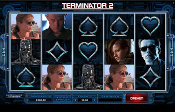 Terminator 2 Microgaming Spielautomat
