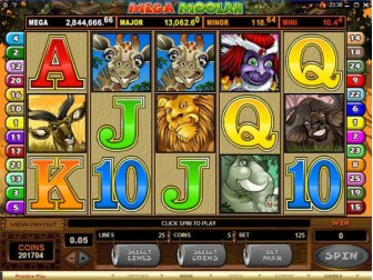 Mega Moolah online Slot