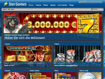 Stargames Casino Webseite